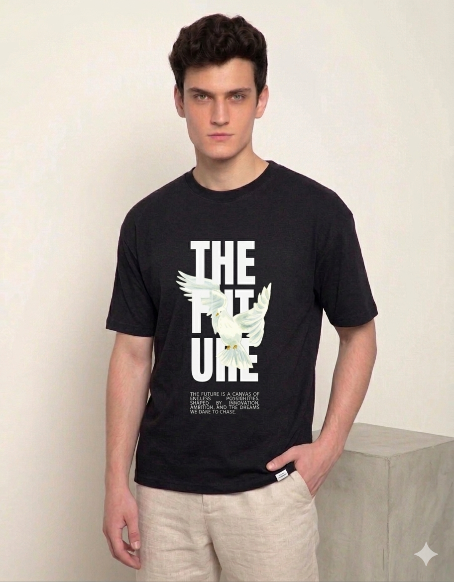 The future black t shirt