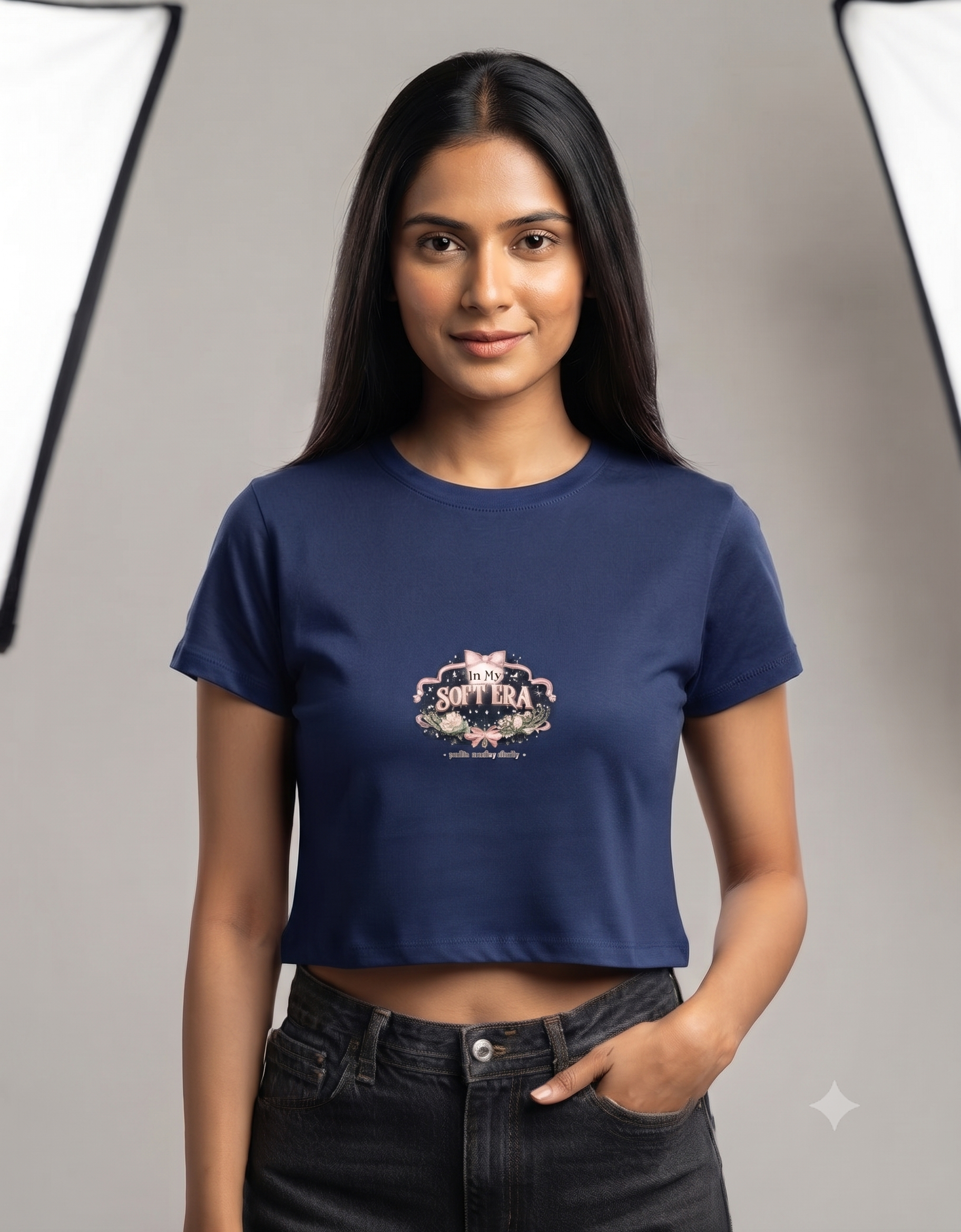 In My Soft Era Crop Top – Women's Graphic Tee