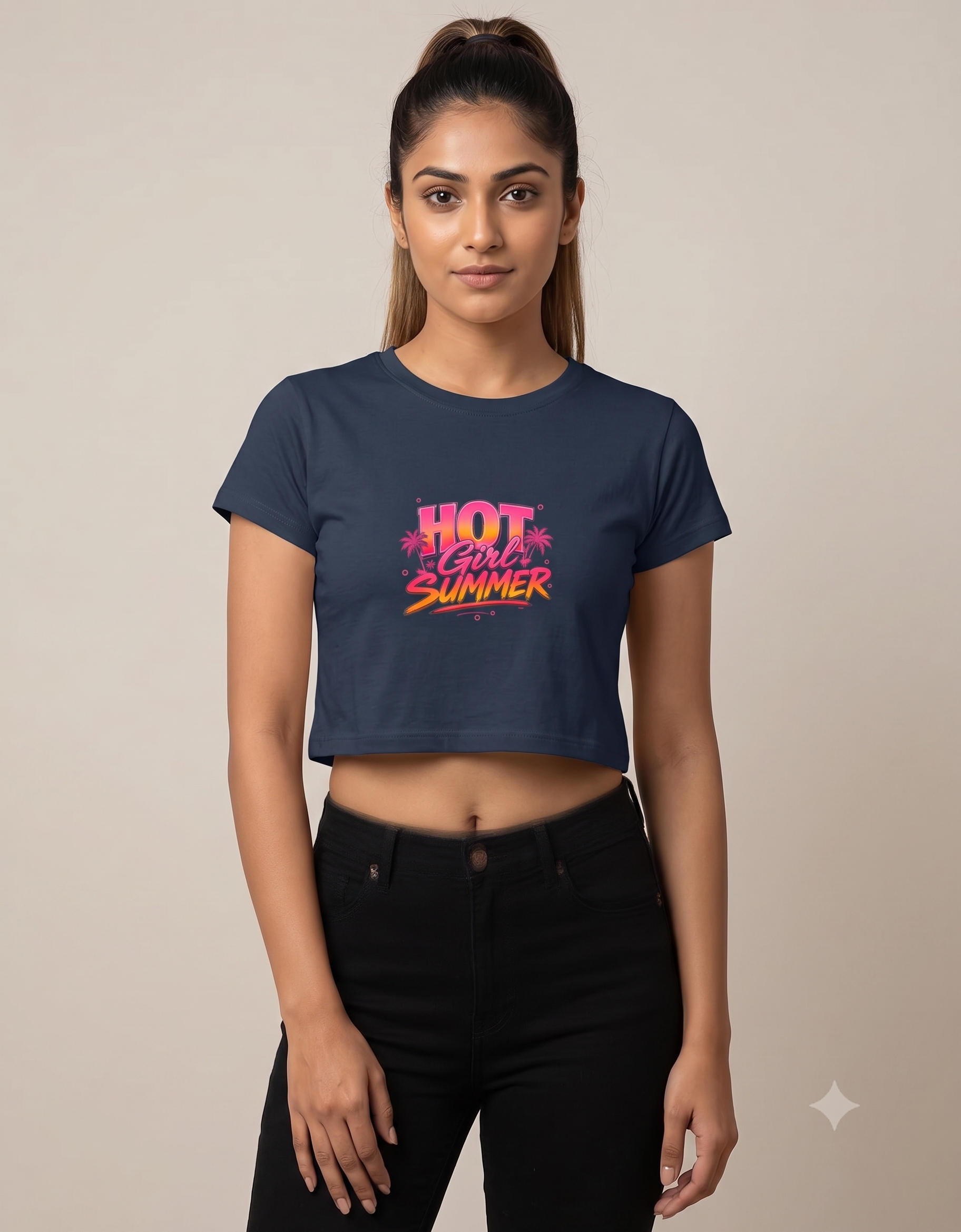 Hot Girl Summer Crop Top – Women's Graphic Tee