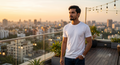 White Classic Essential Plain Crew Neck T-Shirt – Everyday Tee