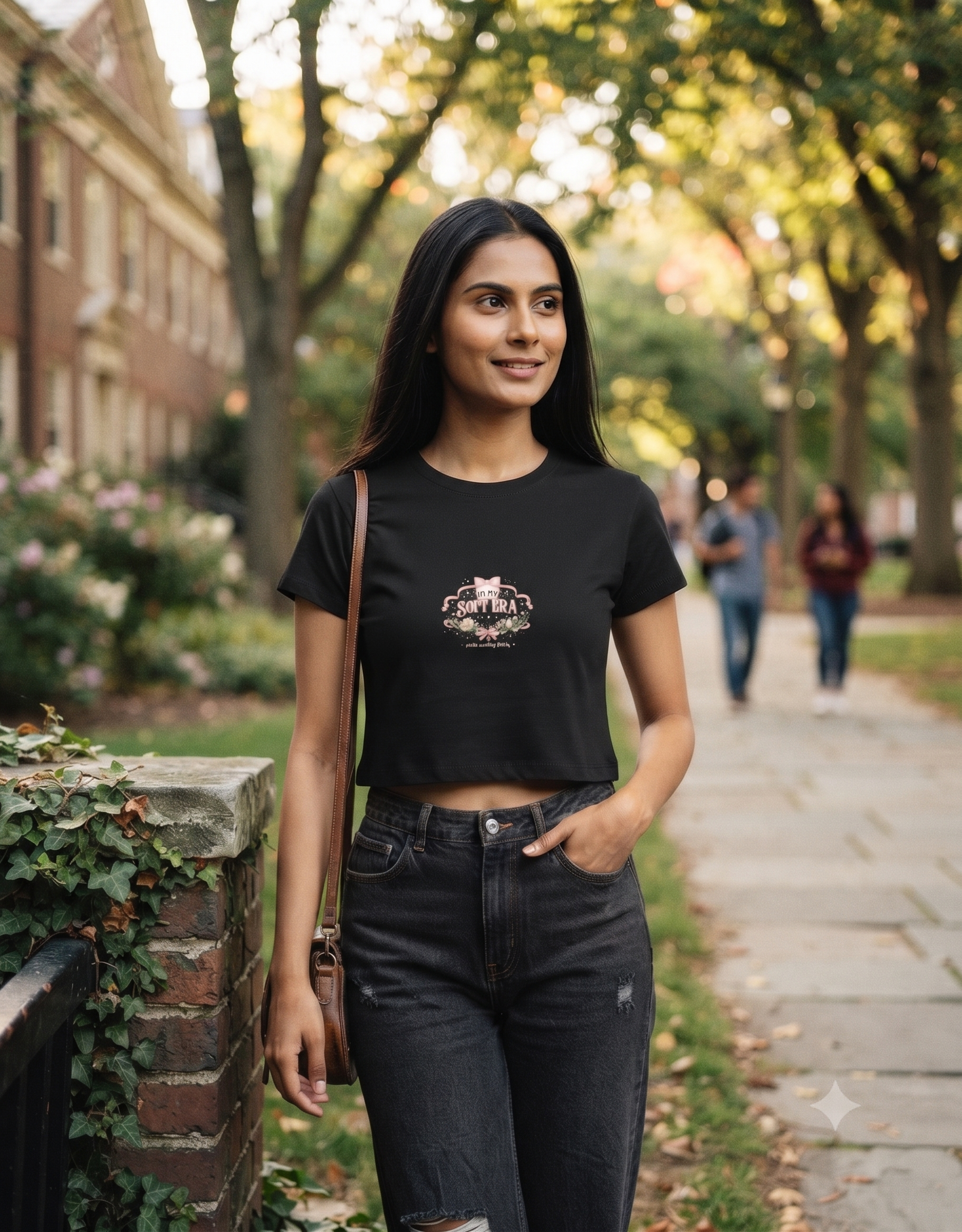 In My Soft Era Crop Top – Women's Graphic Tee