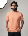 Plain	Peach	T-Shirt
