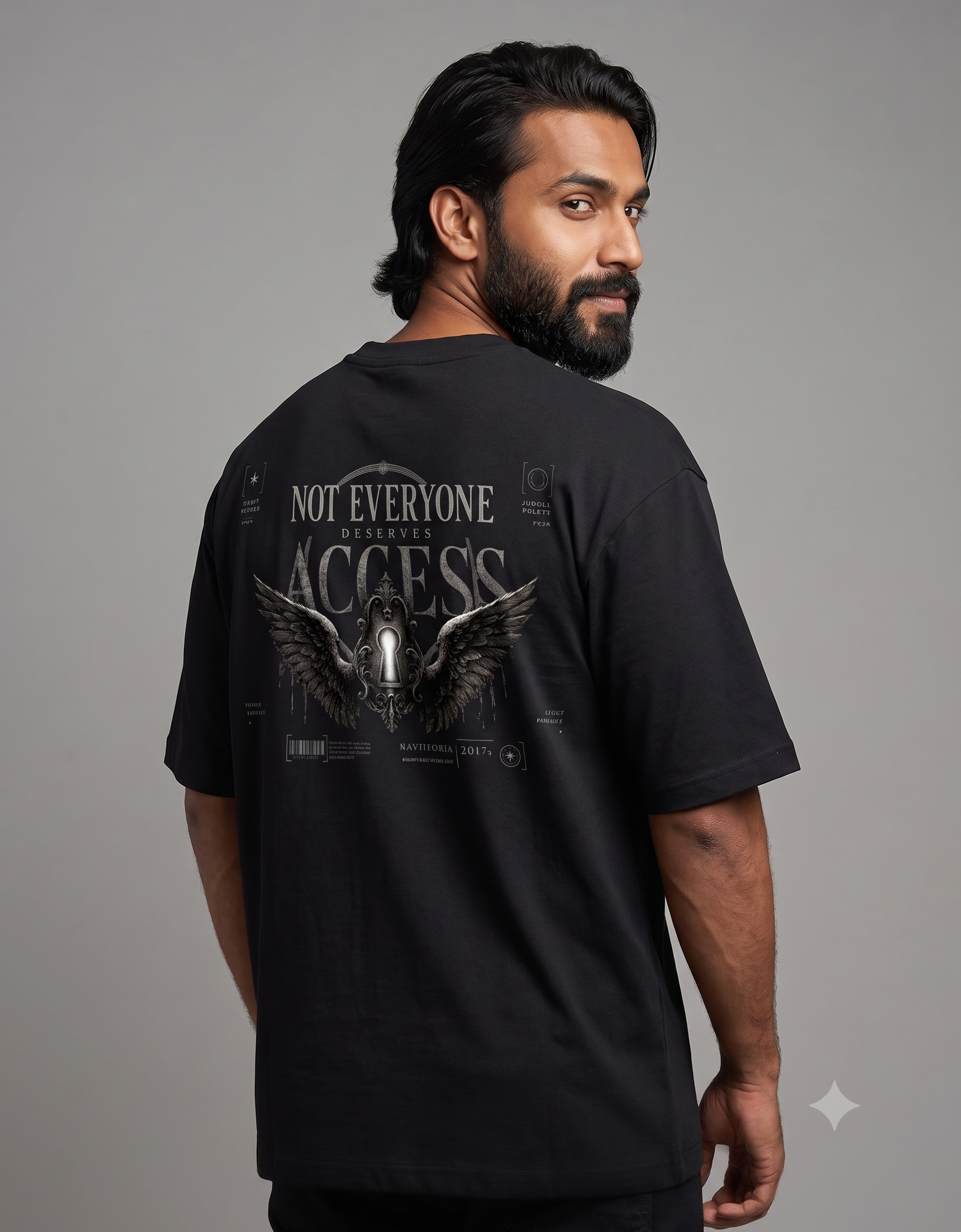 Not Everyone Deserves Access Oversized T-Shirt – Men's Graphic Tee