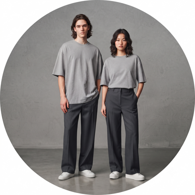 Unisex Oversized Plain