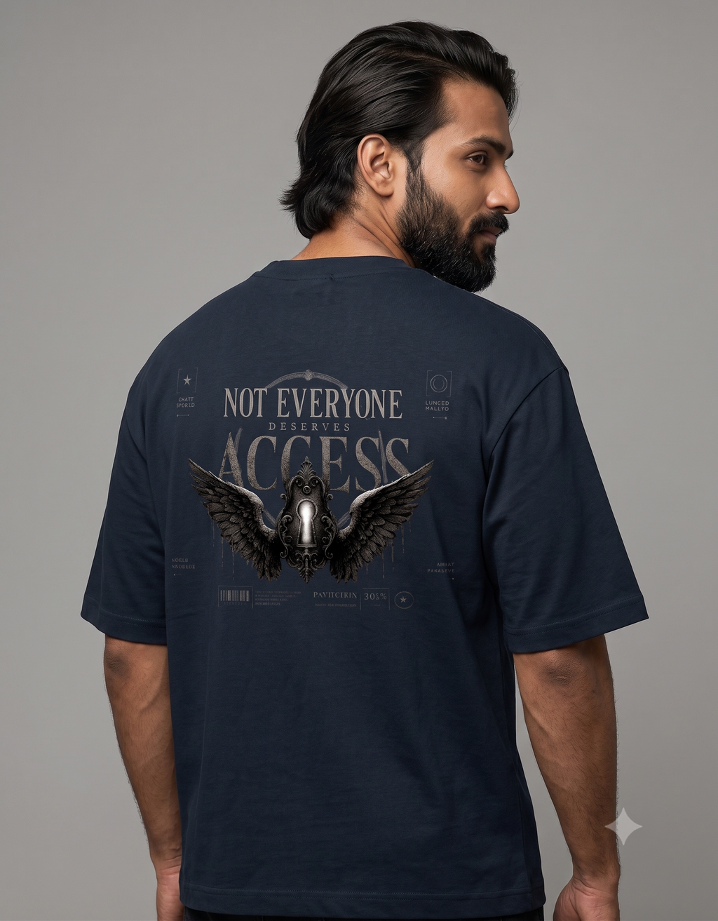 Not Everyone Deserves Access Oversized T-Shirt – Men's Graphic Tee