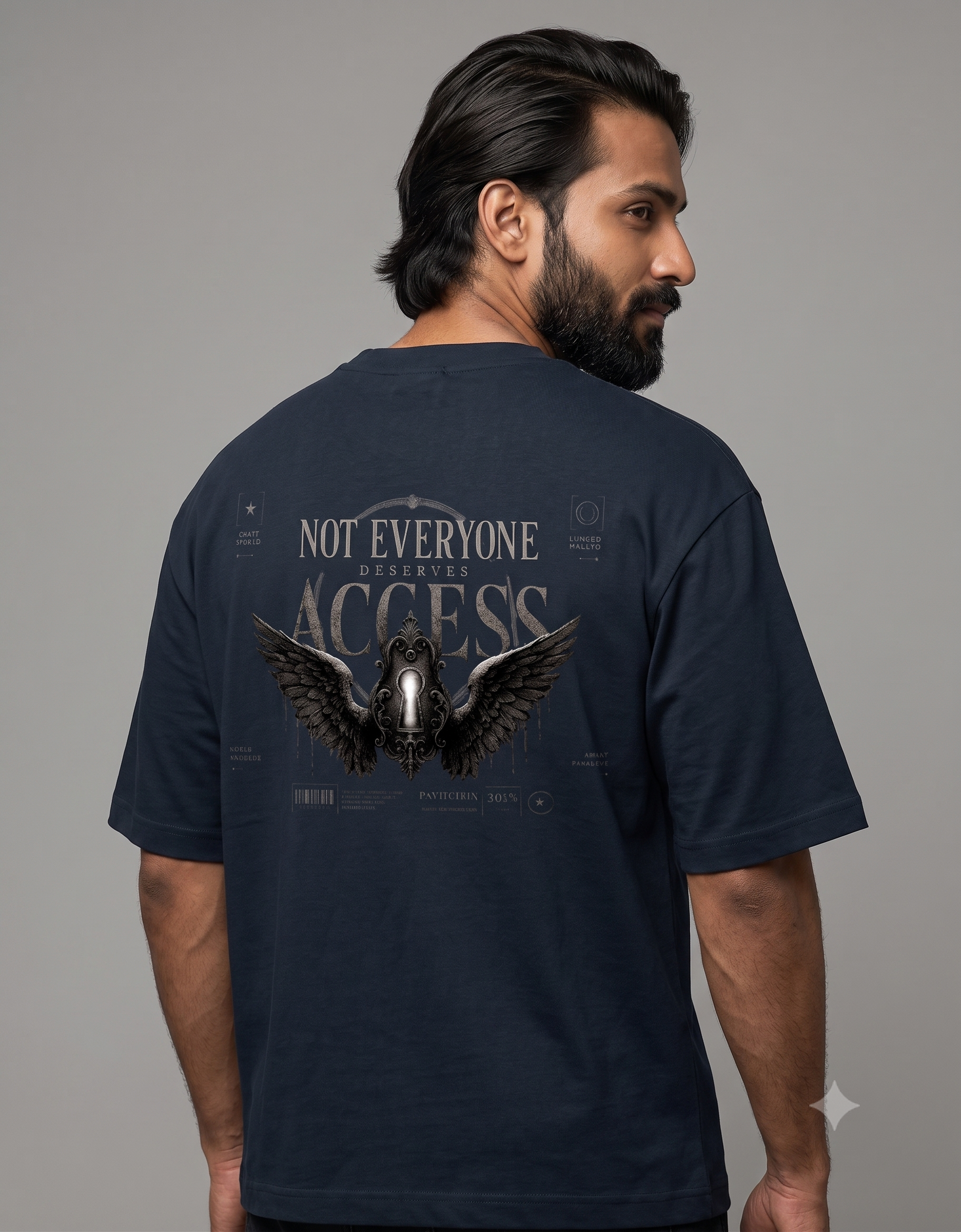 Not Everyone Deserves Access Oversized T-Shirt – Men's Graphic Tee