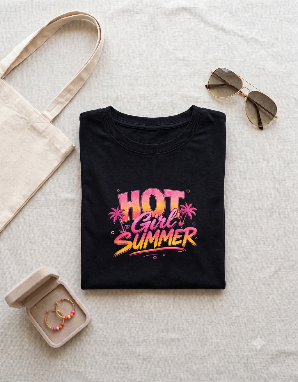 Hot Girl Summer Crop Top – Women's Graphic Tee