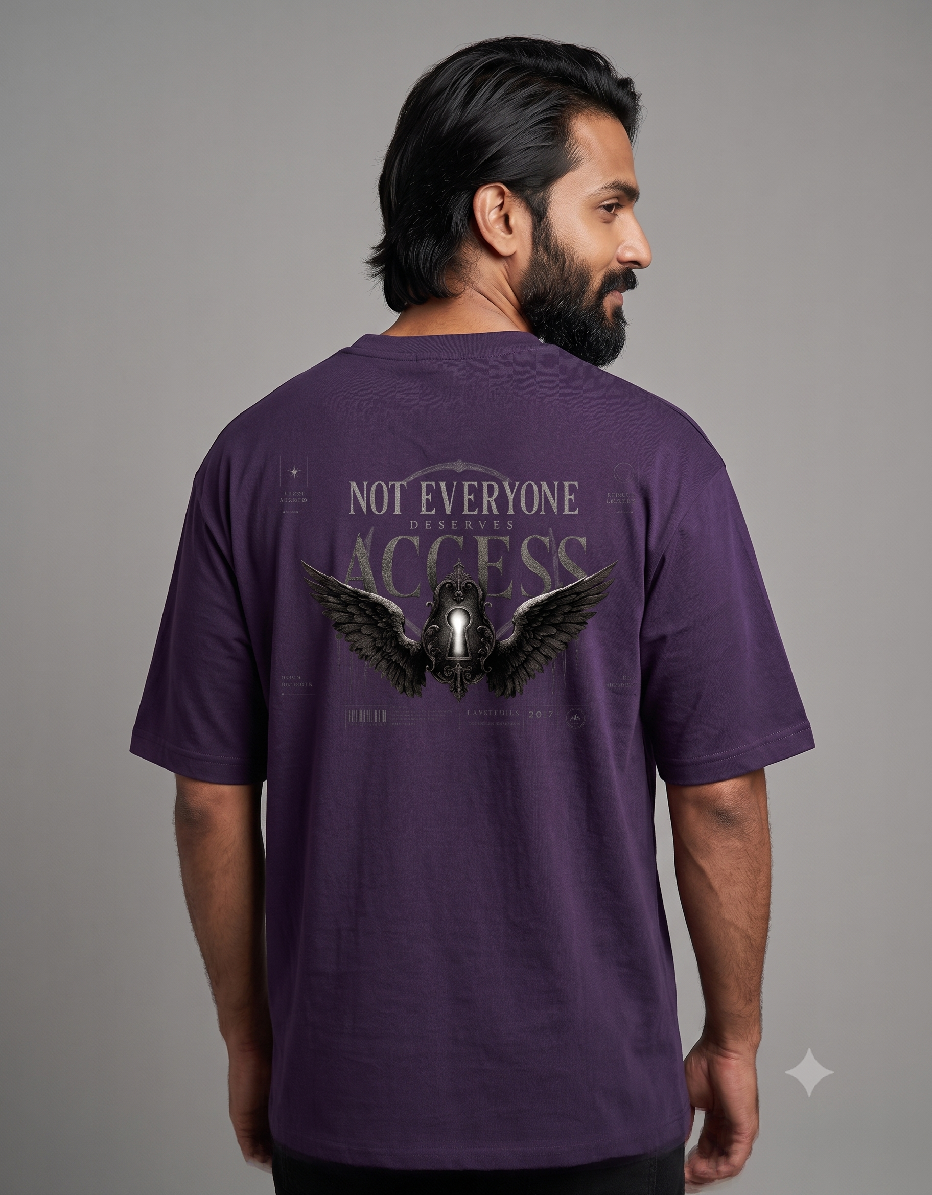 Not Everyone Deserves Access Oversized T-Shirt – Men's Graphic Tee