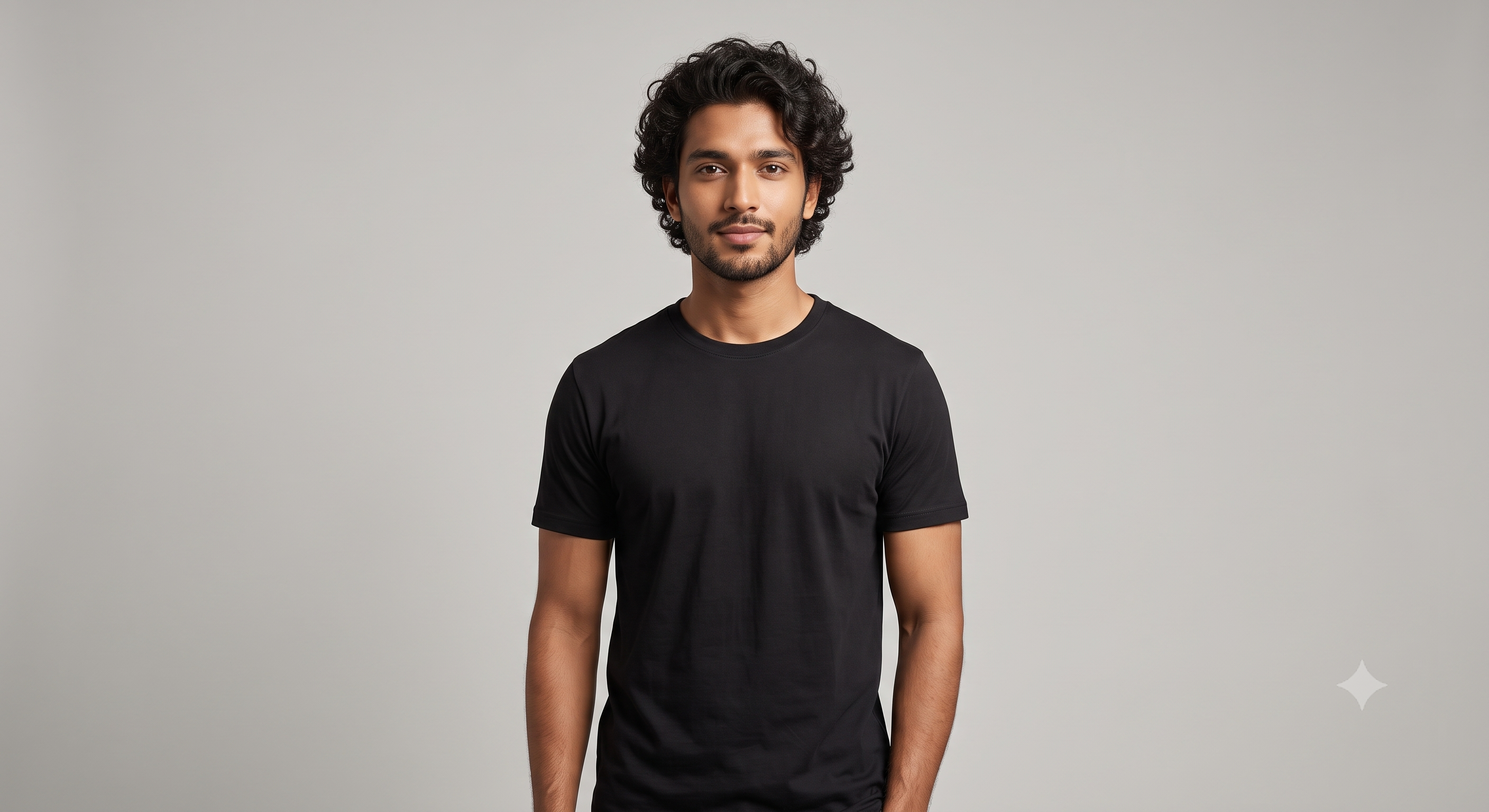 Black Classic Essential Plain Crew Neck T-Shirt – Everyday Tee