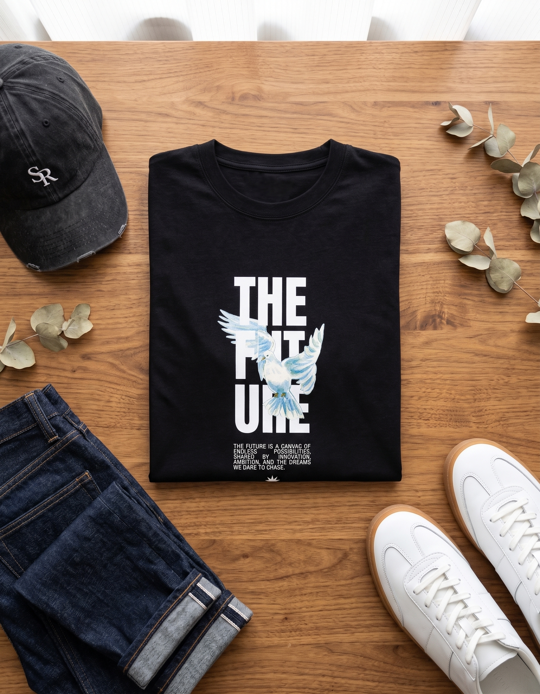 The Future Inspirational Watercolor Dove Classic T-Shirt – Unisex Graphic Tee