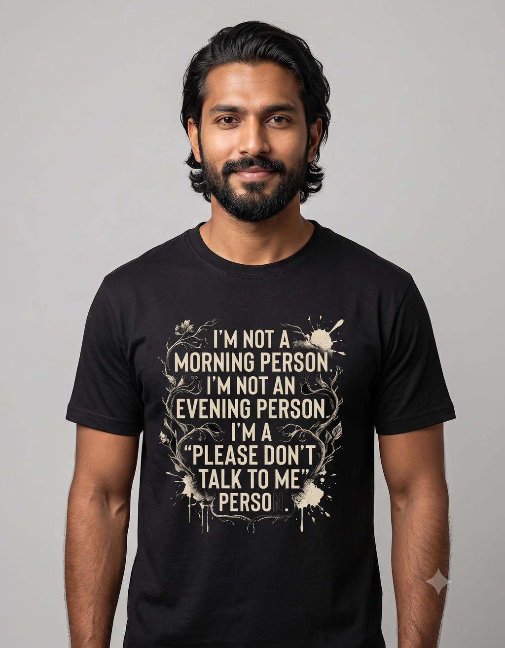 Please Don't Talk To Me Classic T-Shirt – Funny Quote Tee