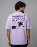 Mind On Airplane Mode Oversized T-Shirt – Men's Graphic Tee