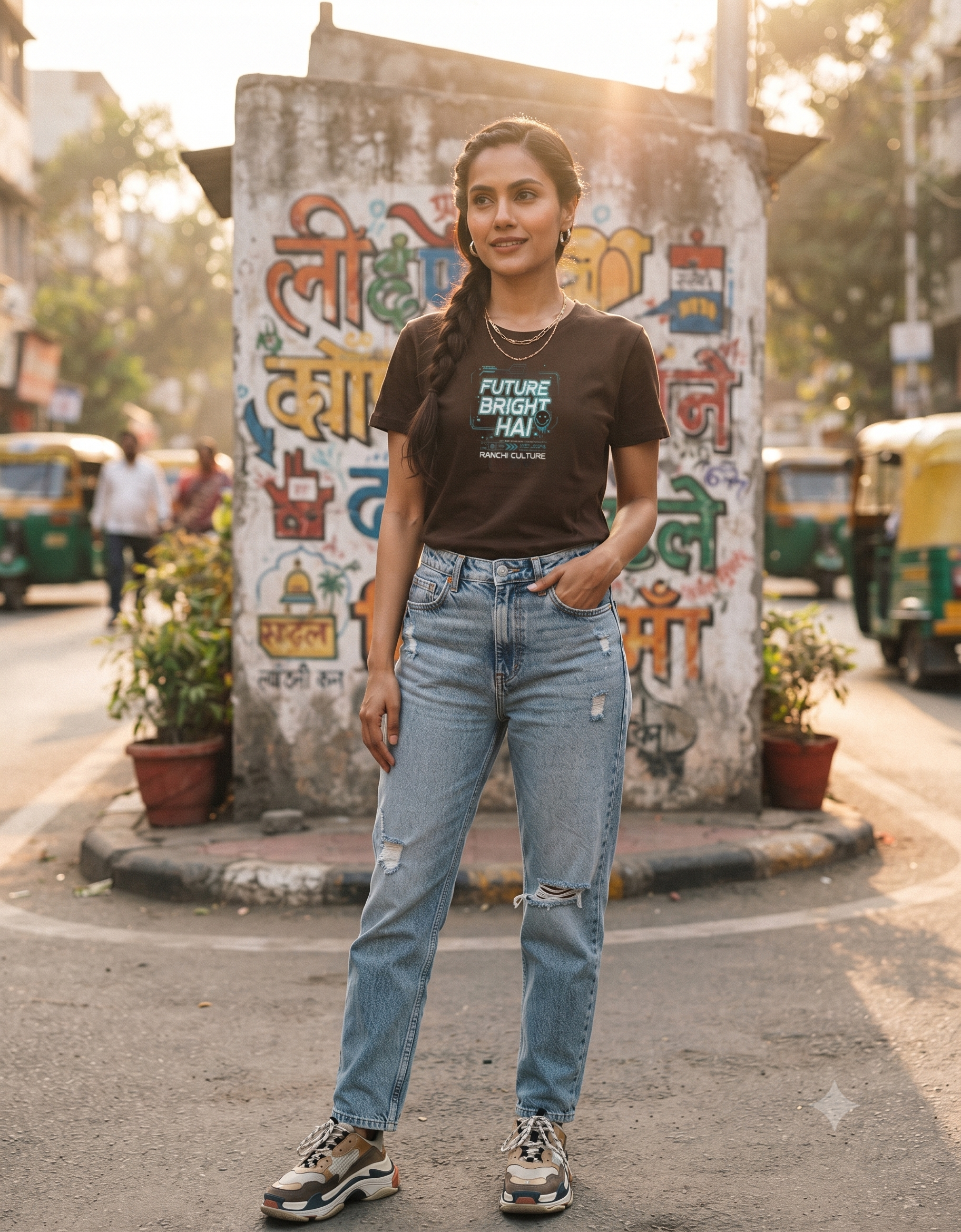 Future Bright Hai Classic T-Shirt – Women's Graphic Tee
