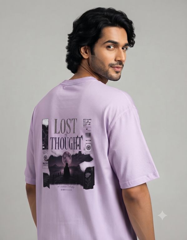 Lost In Thought Oversized T-Shirt – Men's Graphic Tee