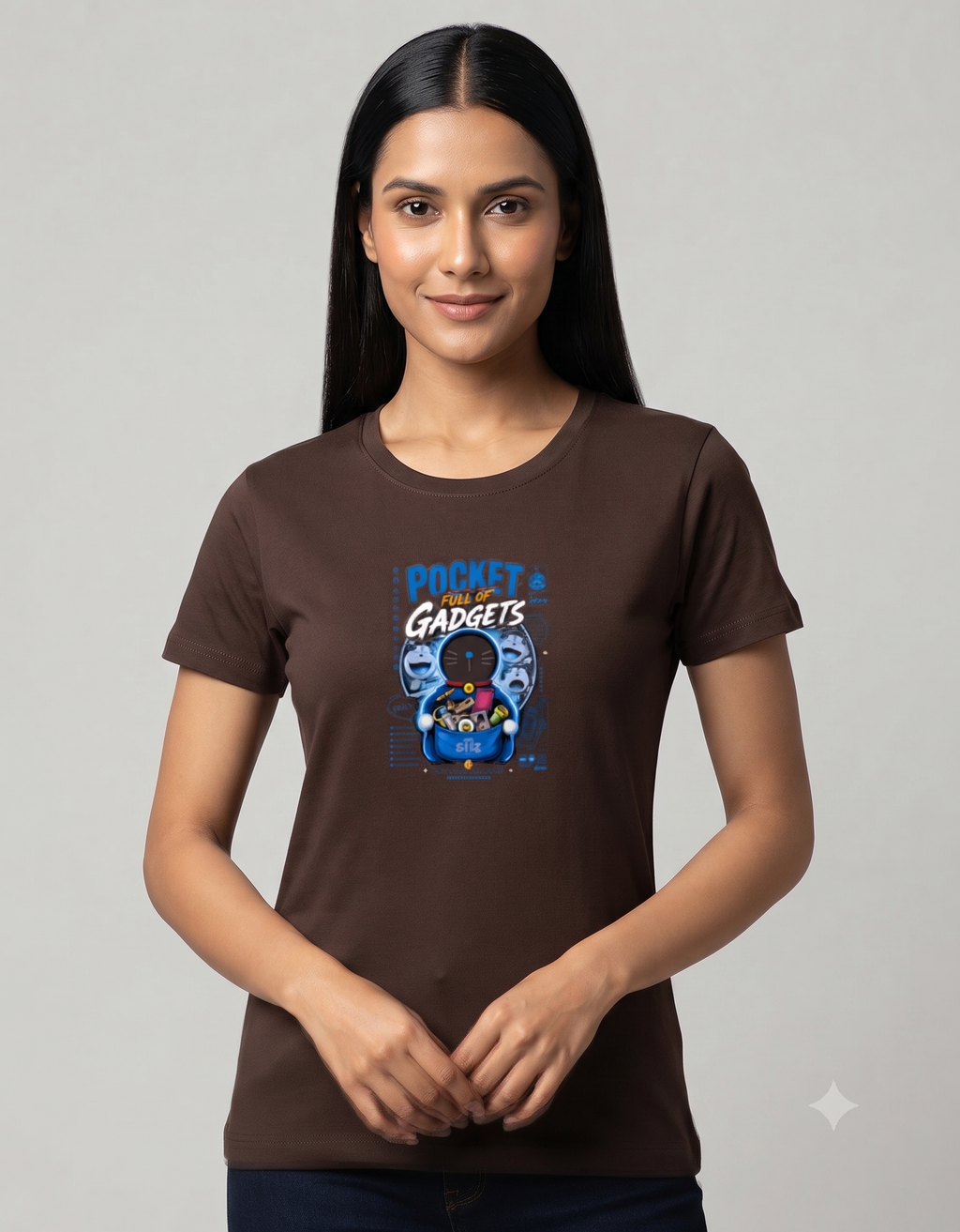 Pocket Full Of Gadgets Anime Character Women's Classic T-Shirt – Graphic Tee
