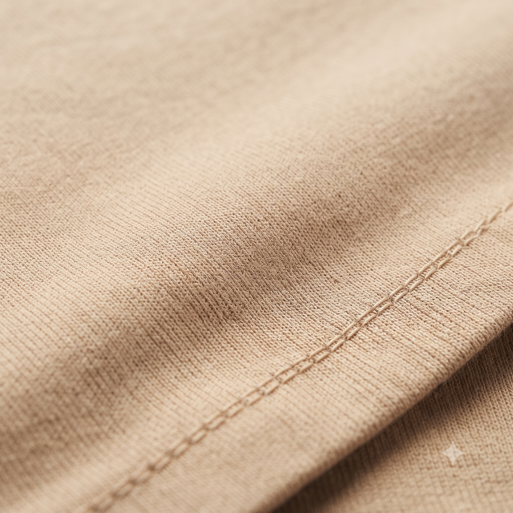 Plain	Beige	Oversized	T-Shirt