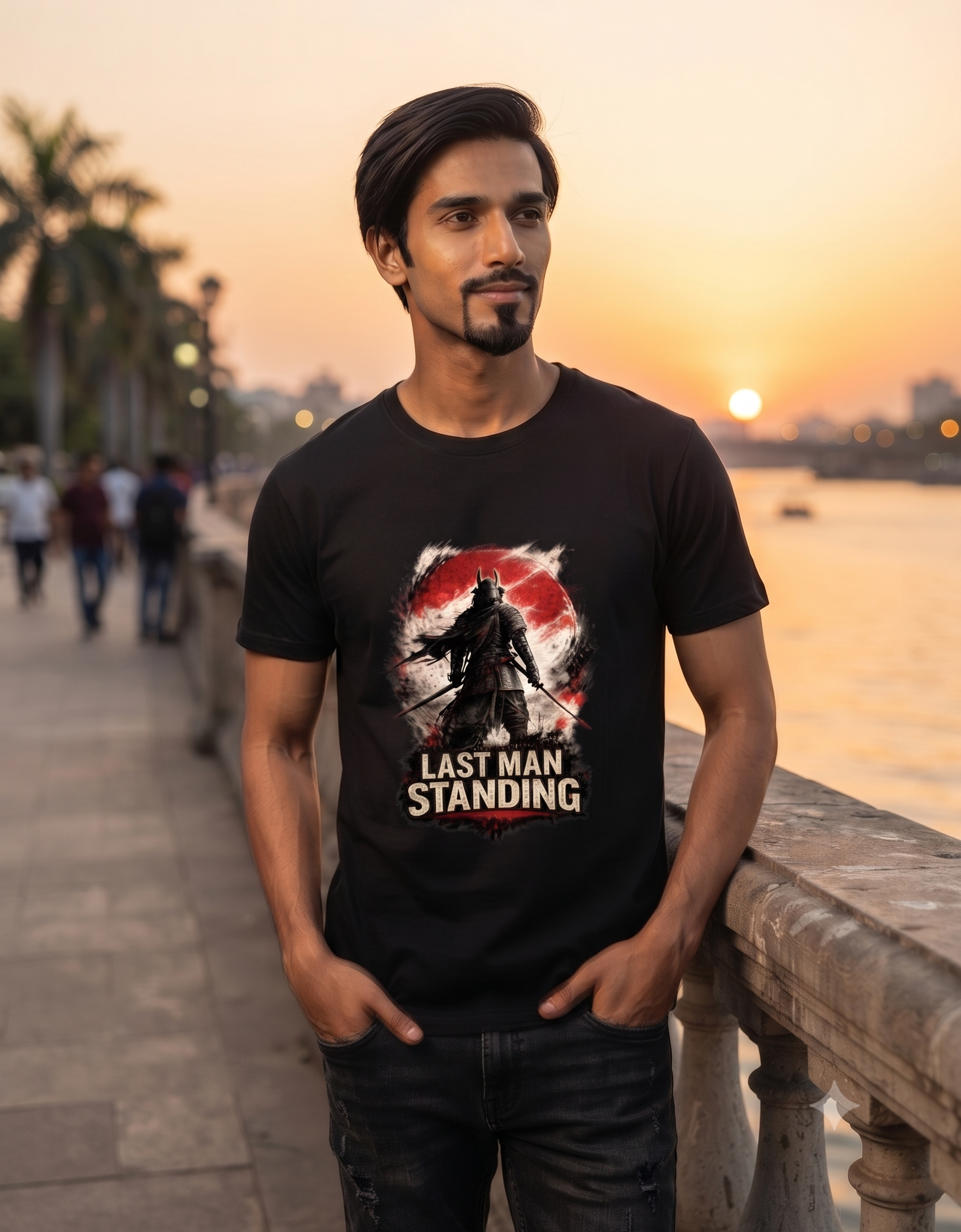 Last Man Standing Samurai Classic T-Shirt – Men's Graphic Tee