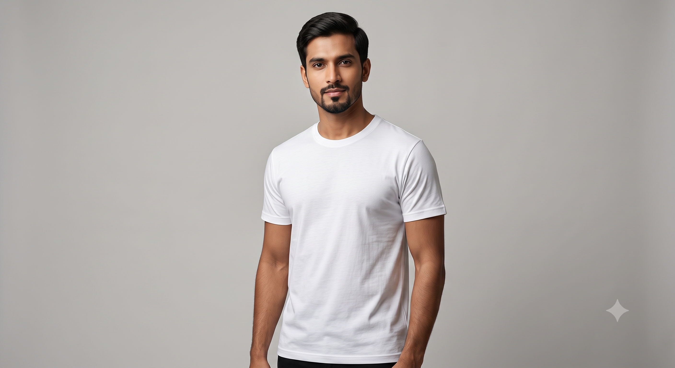 White Classic Essential Plain Crew Neck T-Shirt – Everyday Tee