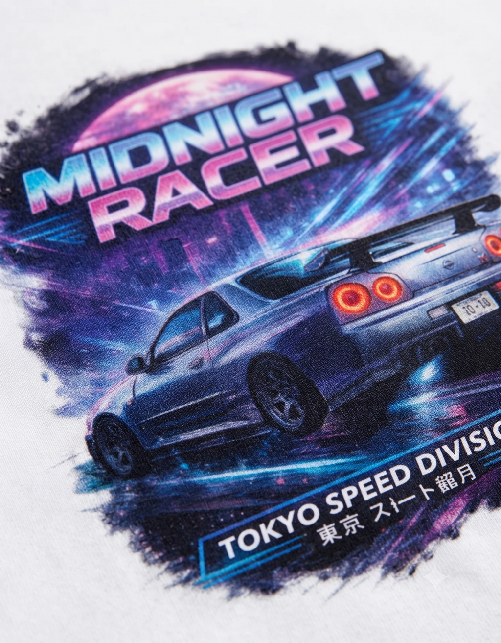 Midnight Racer JDM Classic T-Shirt – Men's Graphic Tee