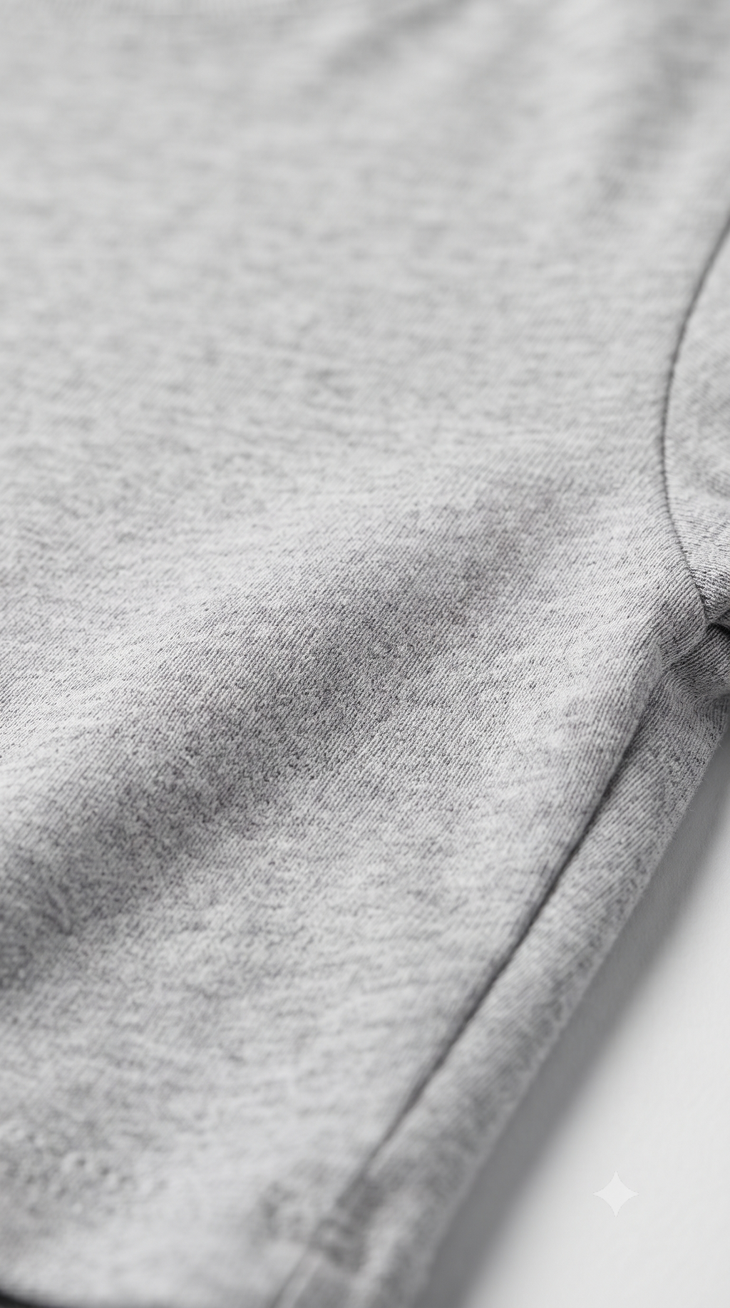 Grey	Melange	Plain	Crop	Top