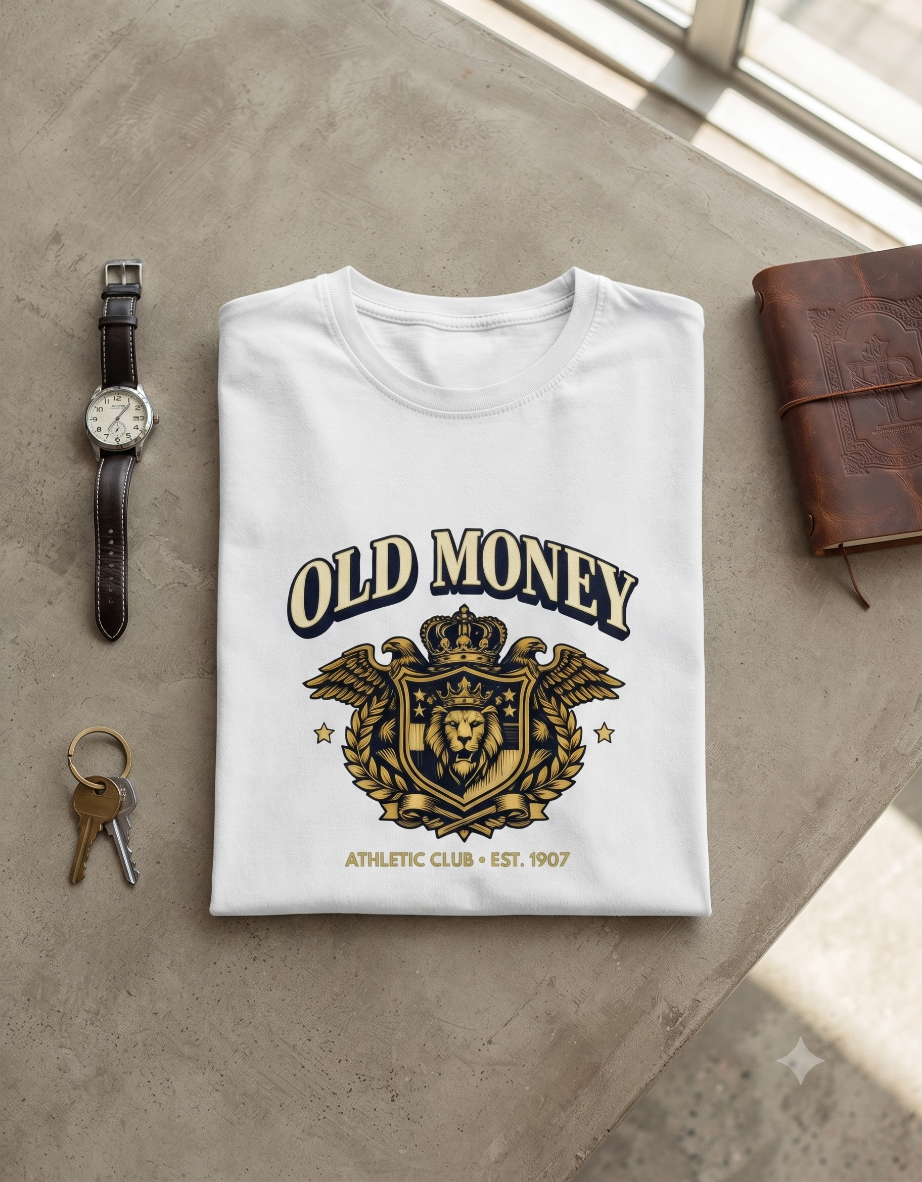 Old Money Athletic Club Classic T-Shirt – Men's Graphic Tee