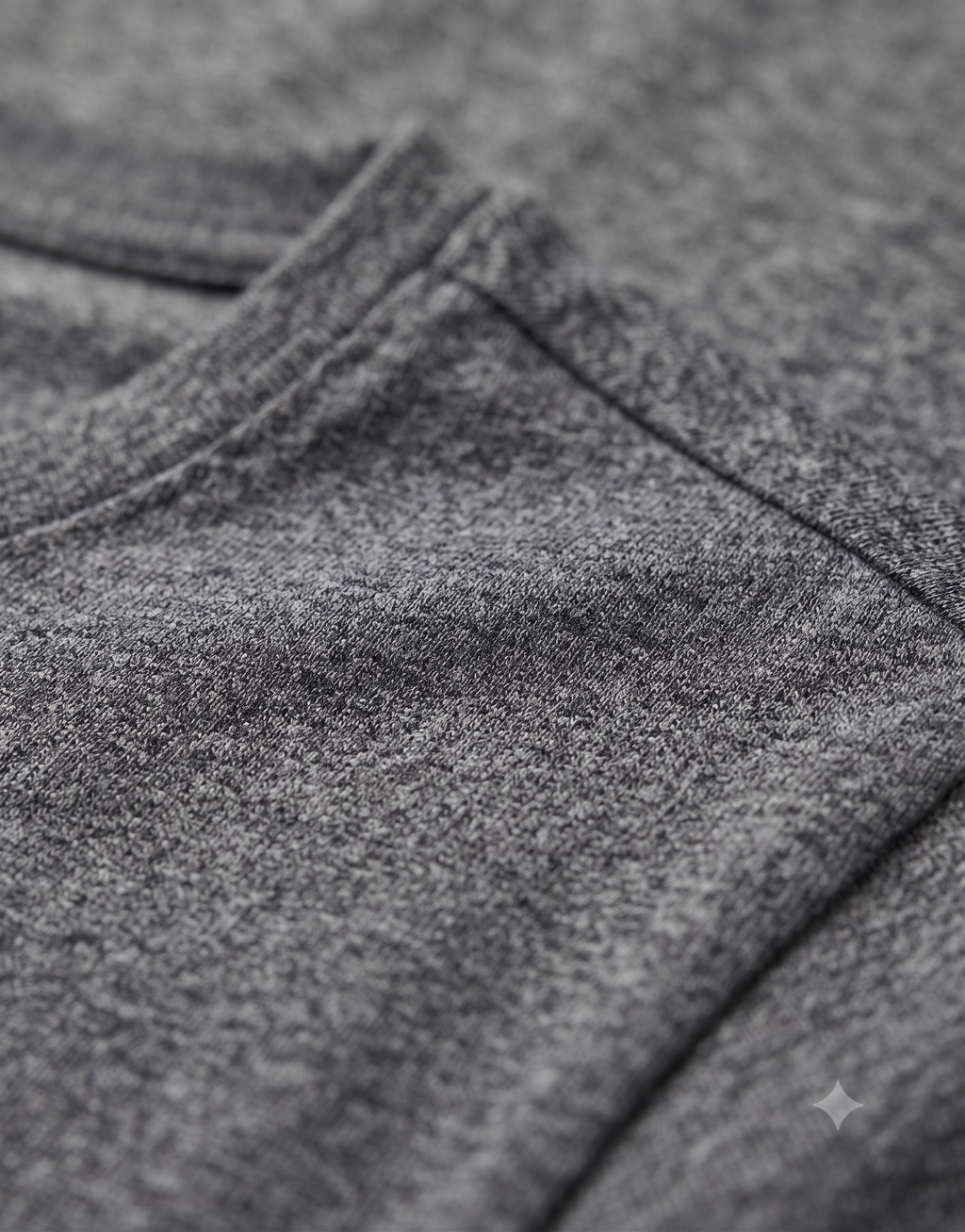 Plain Charcoal Melange T-Shirt