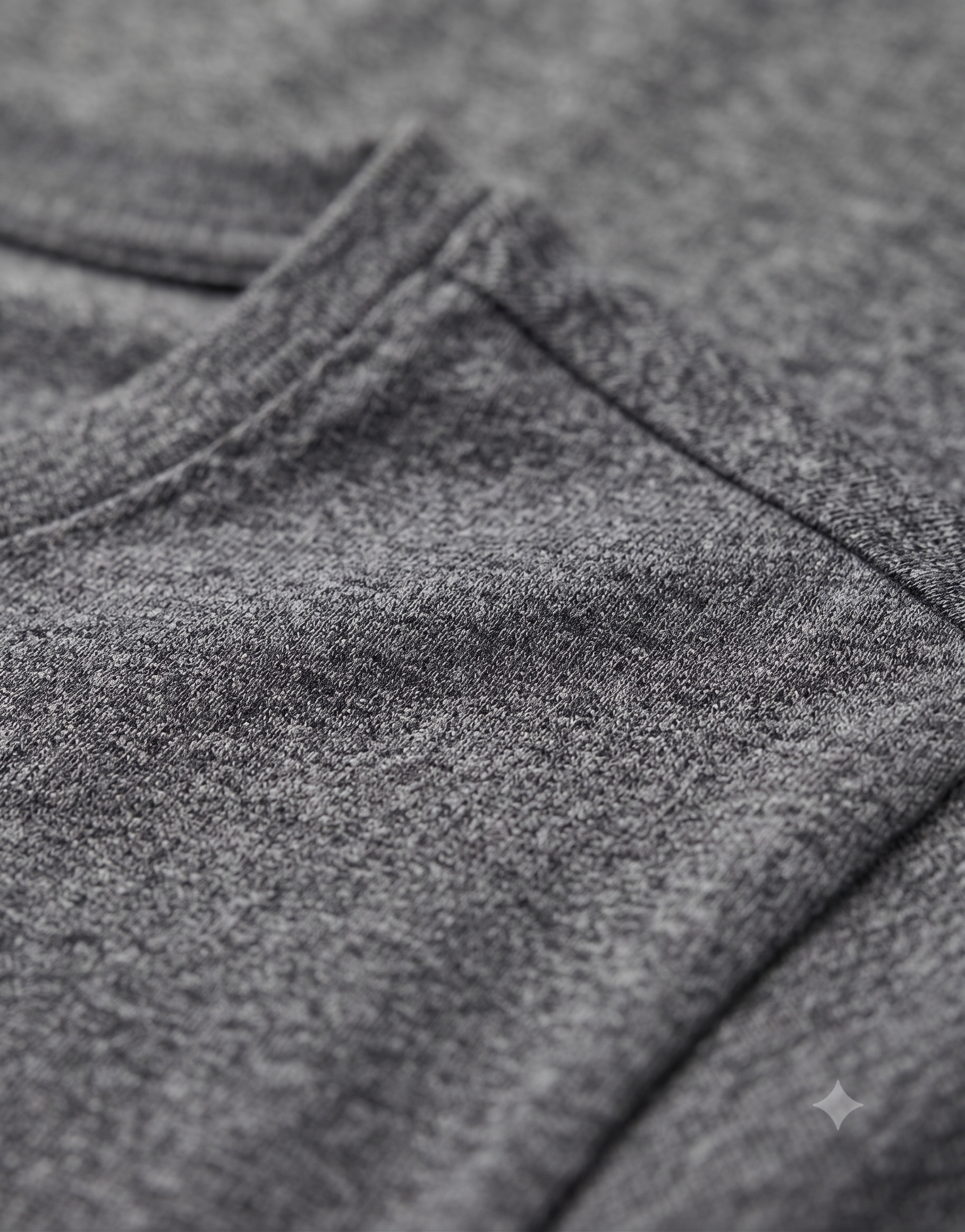Plain Charcoal Melange T-Shirt