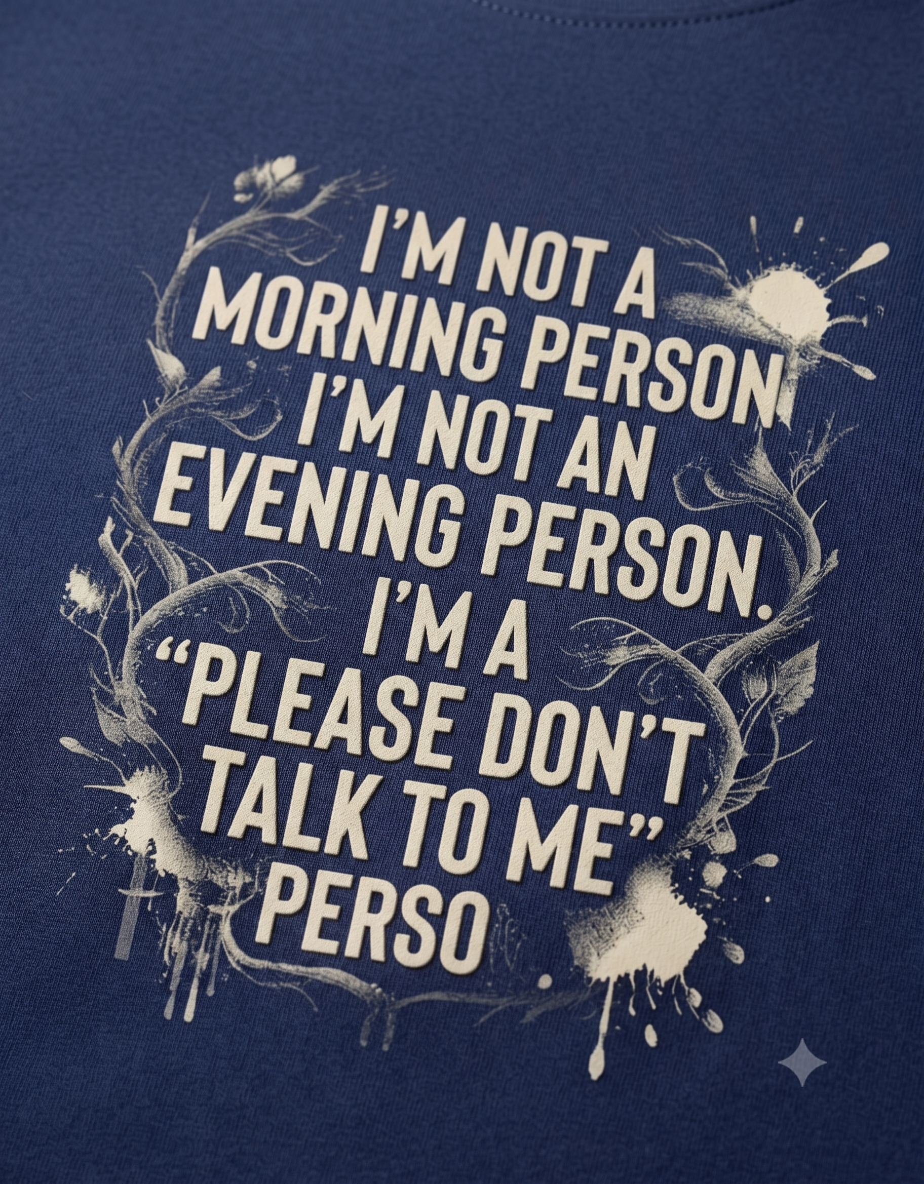 Please Don't Talk To Me Classic T-Shirt – Women's Graphic Tee