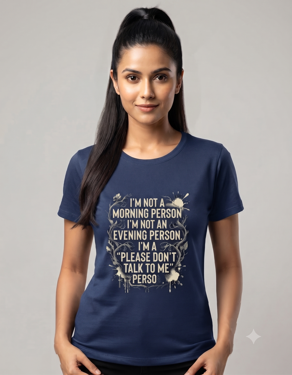 Please Don't Talk To Me Classic T-Shirt – Women's Graphic Tee