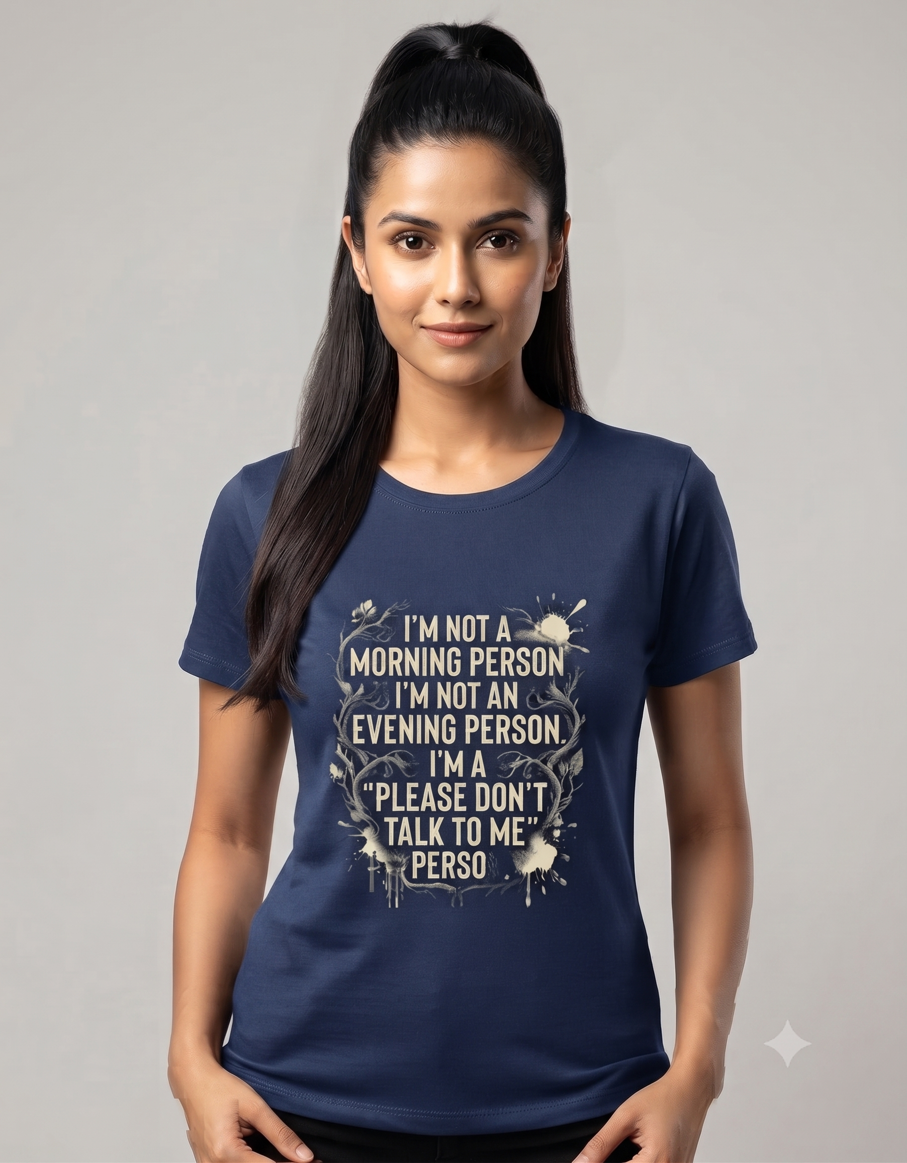 Please Don't Talk To Me Classic T-Shirt – Women's Graphic Tee