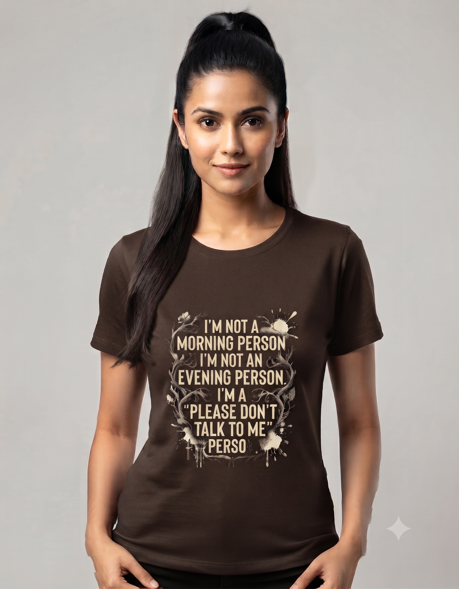 Please Don't Talk To Me Classic T-Shirt – Women's Graphic Tee