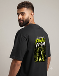 Built For Final Form Anime Silhouette Oversized T-Shirt – Graphic Tee