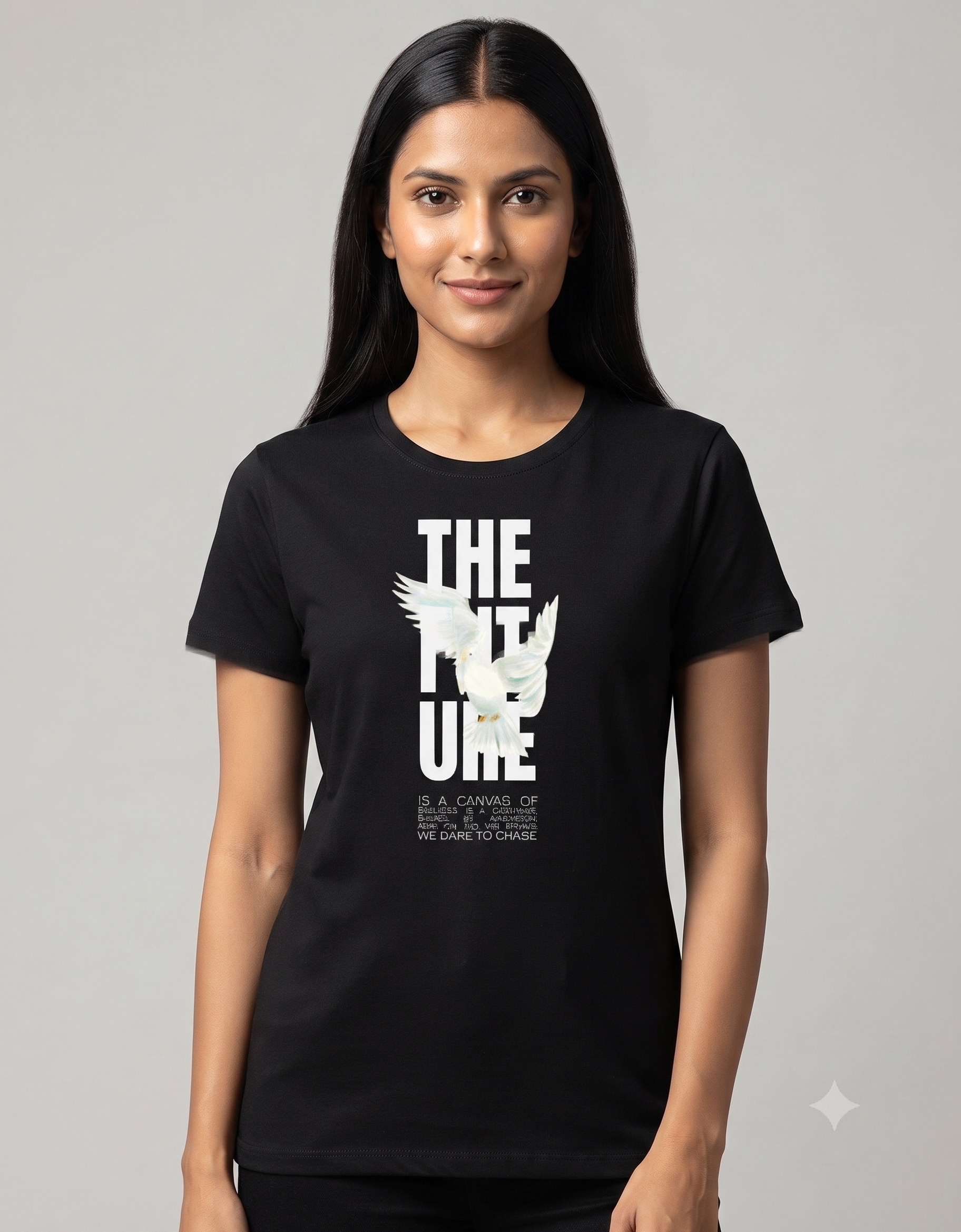 The Future Inspirational Watercolor Dove Women's Classic T-Shirt – Graphic Tee