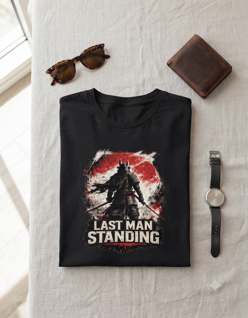 Last Man Standing Samurai Classic T-Shirt – Men's Graphic Tee