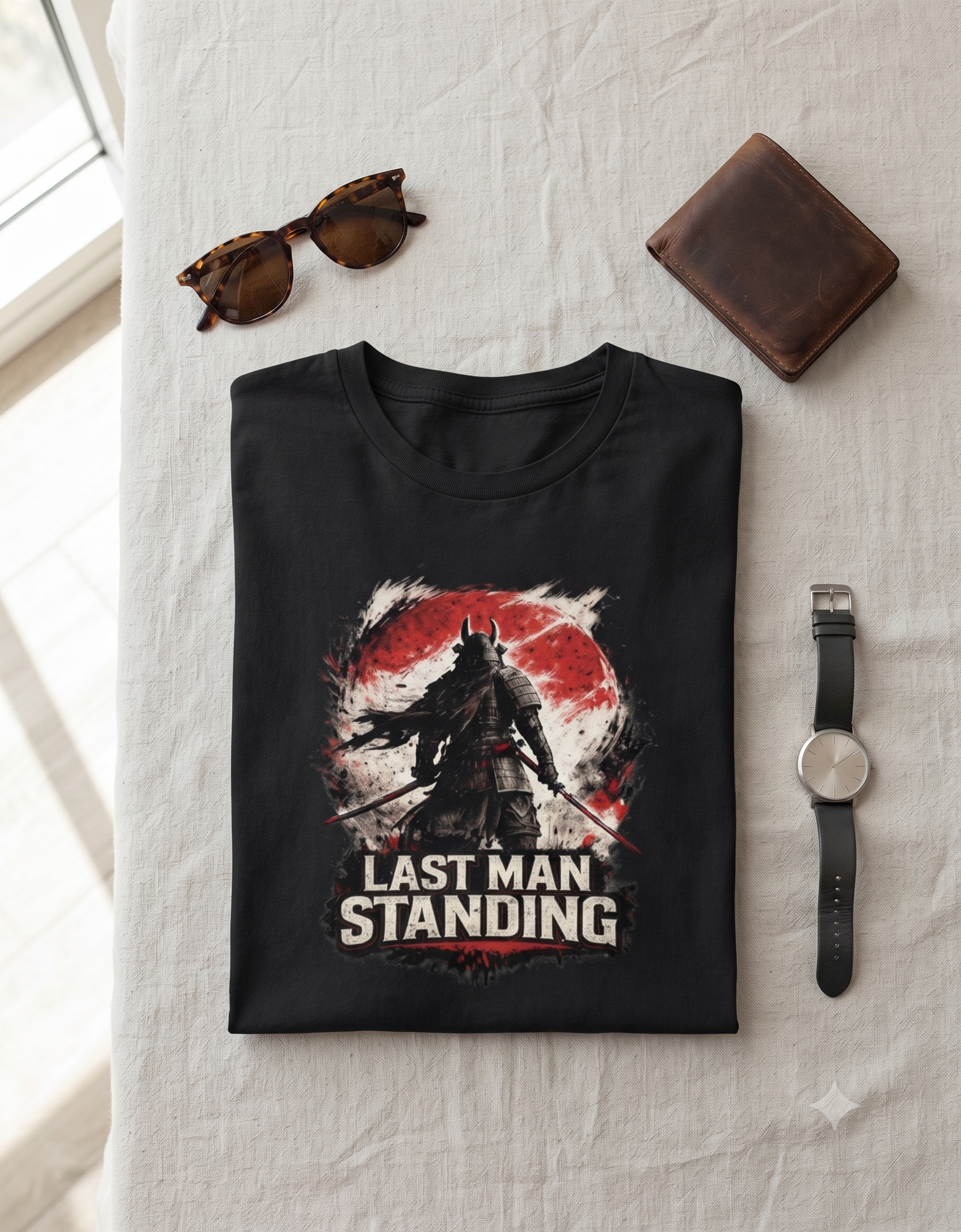 Last Man Standing Samurai Classic T-Shirt – Men's Graphic Tee