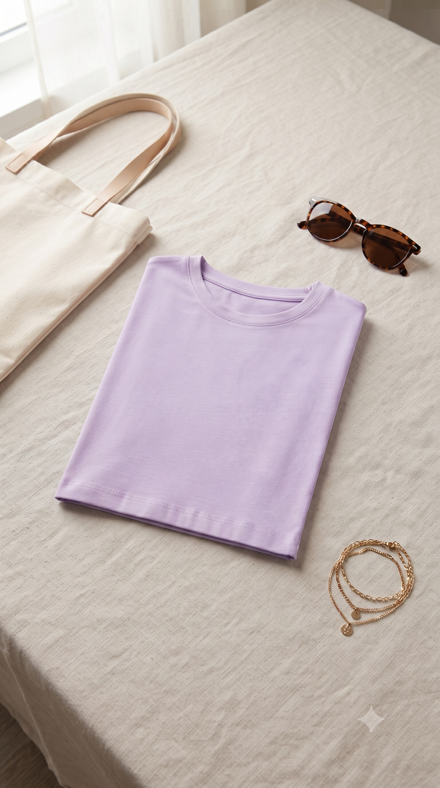 Lavender	Plain	Crop	Top