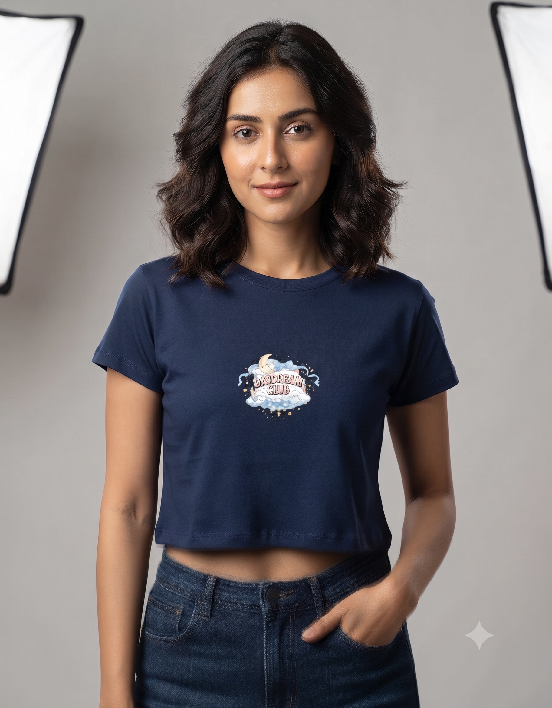 Daydream Club Crop Top – Women's Graphic Tee