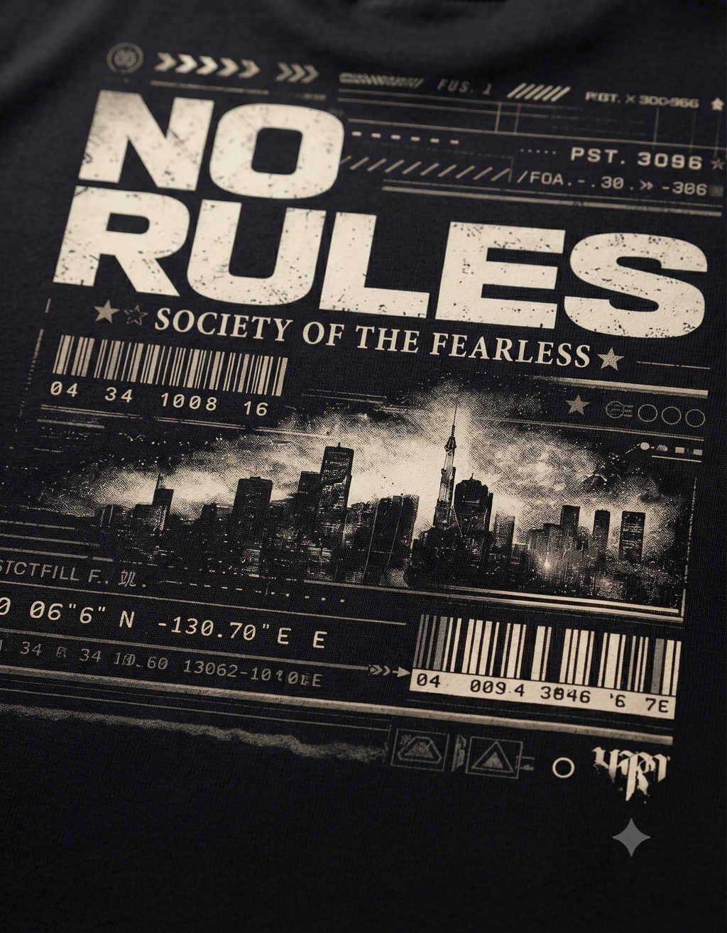 No Rules Society Cyberpunk Classic T-Shirt – Men's Graphic Tee
