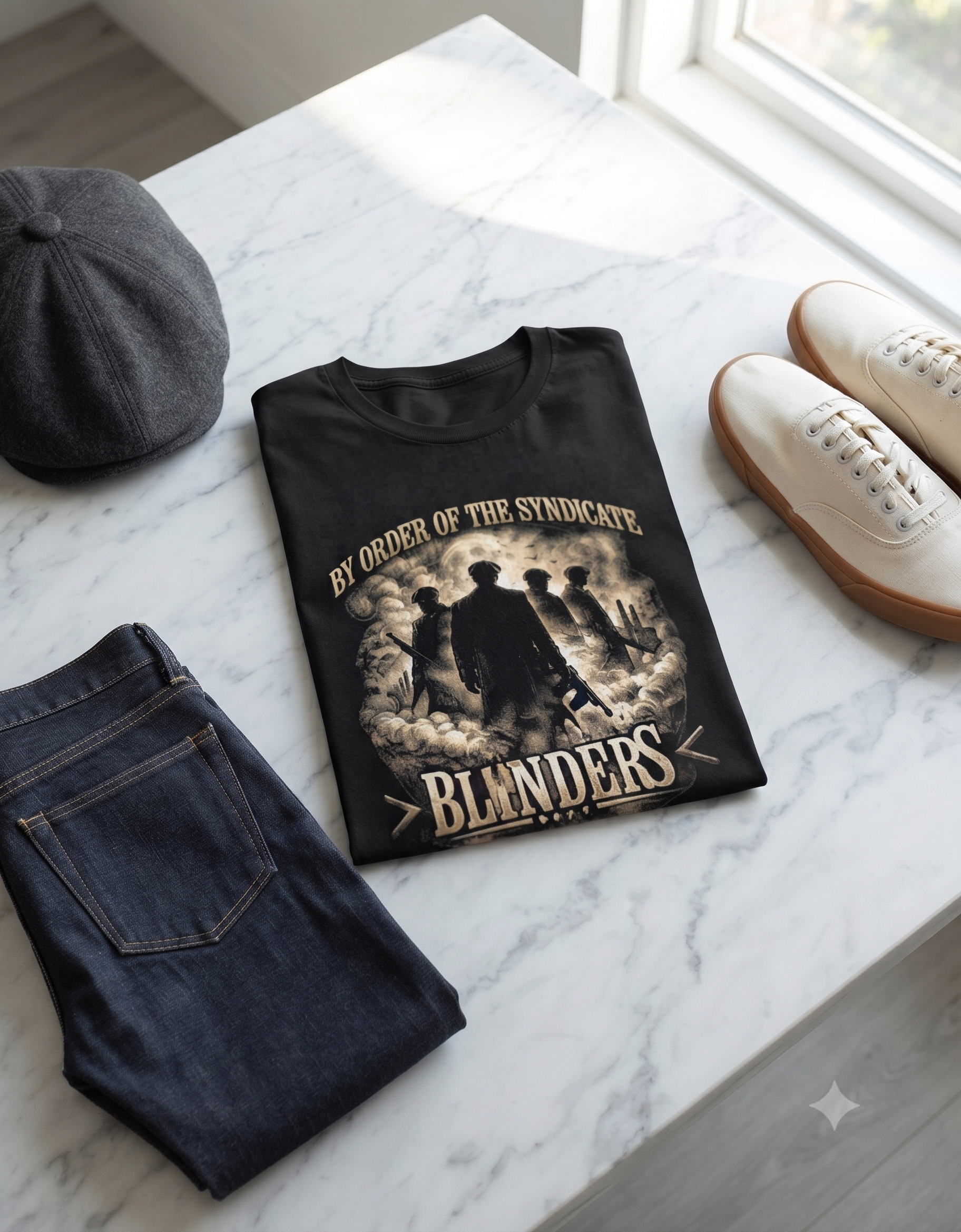 By Order Of The Syndicate Vintage Gangster Classic T-Shirt – Men's Graphic Tee