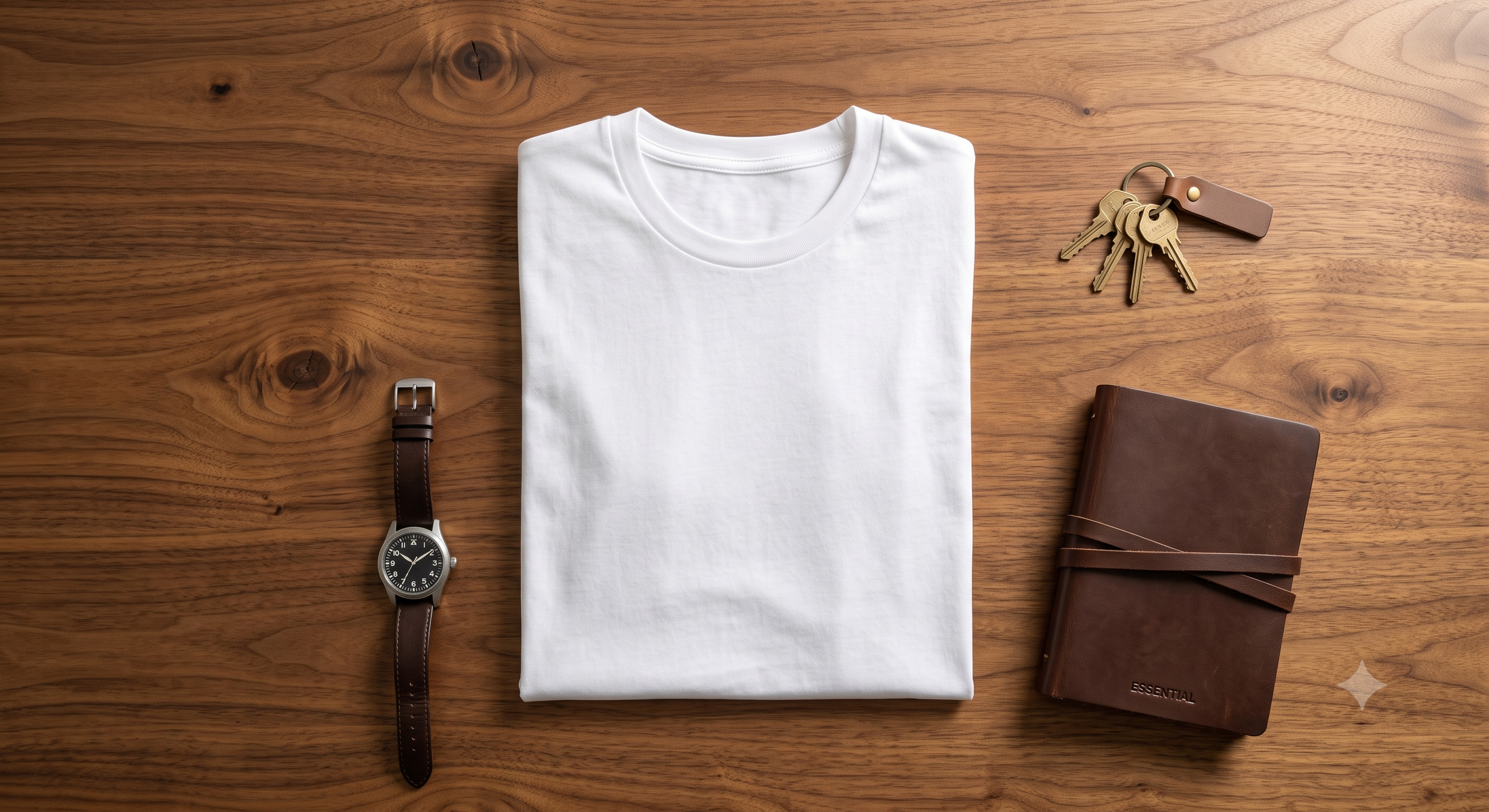 White Classic Essential Plain Crew Neck T-Shirt – Everyday Tee