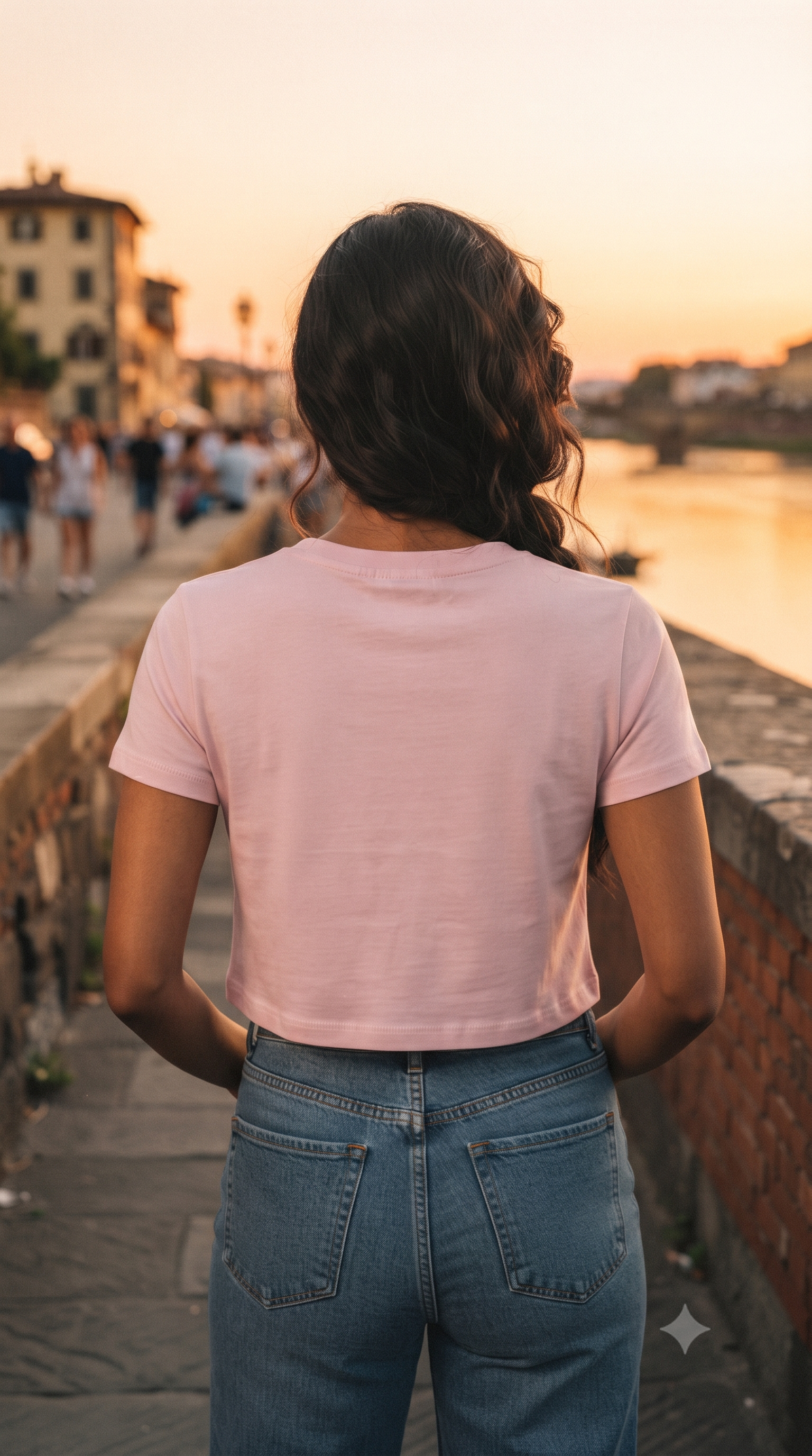 Light	Baby	Pink	Plain	Crop	Top