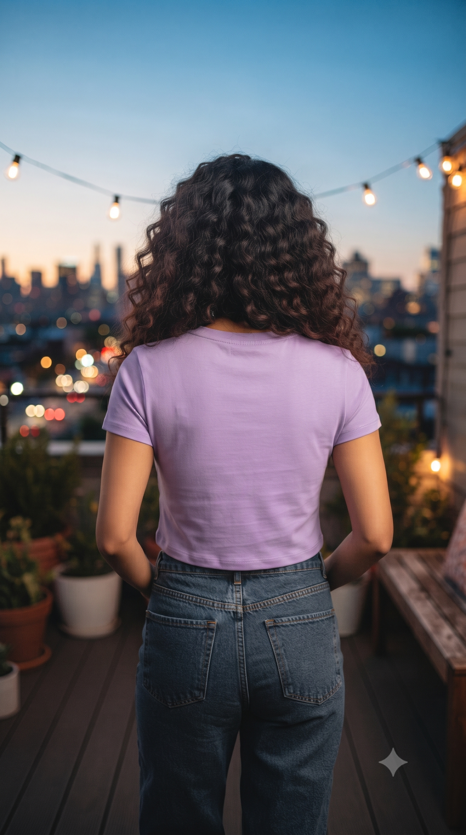 Lavender	Plain	Crop	Top