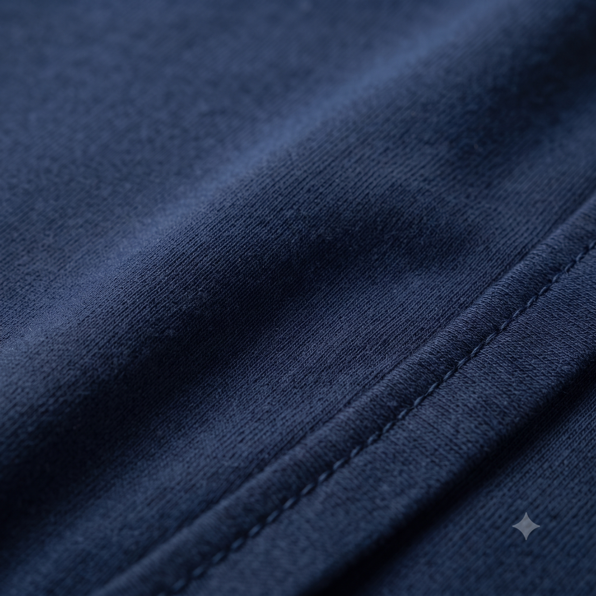 Women's	Classic	Plain	Navy	Blue	T-Shirt