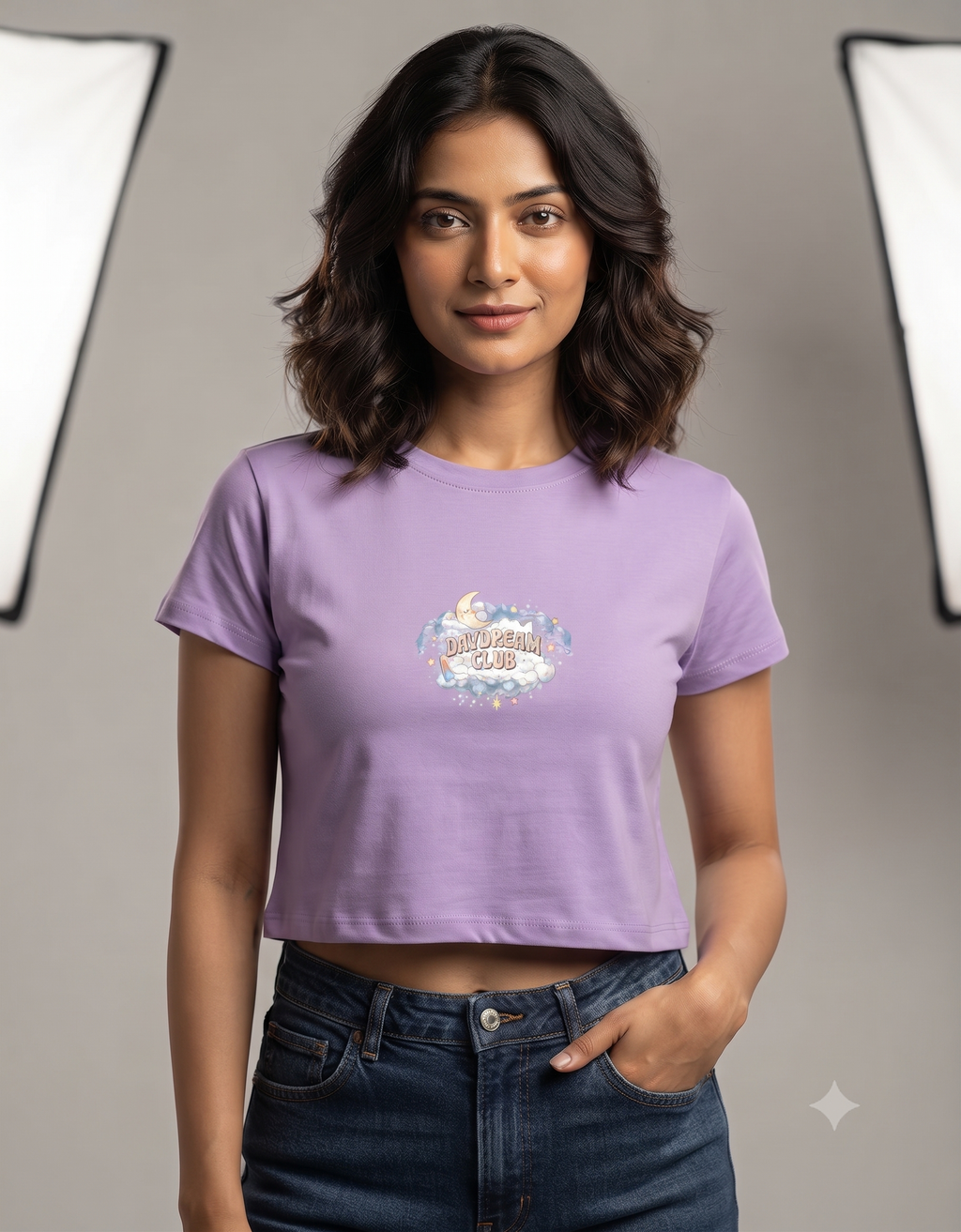 Daydream Club Crop Top – Women's Graphic Tee