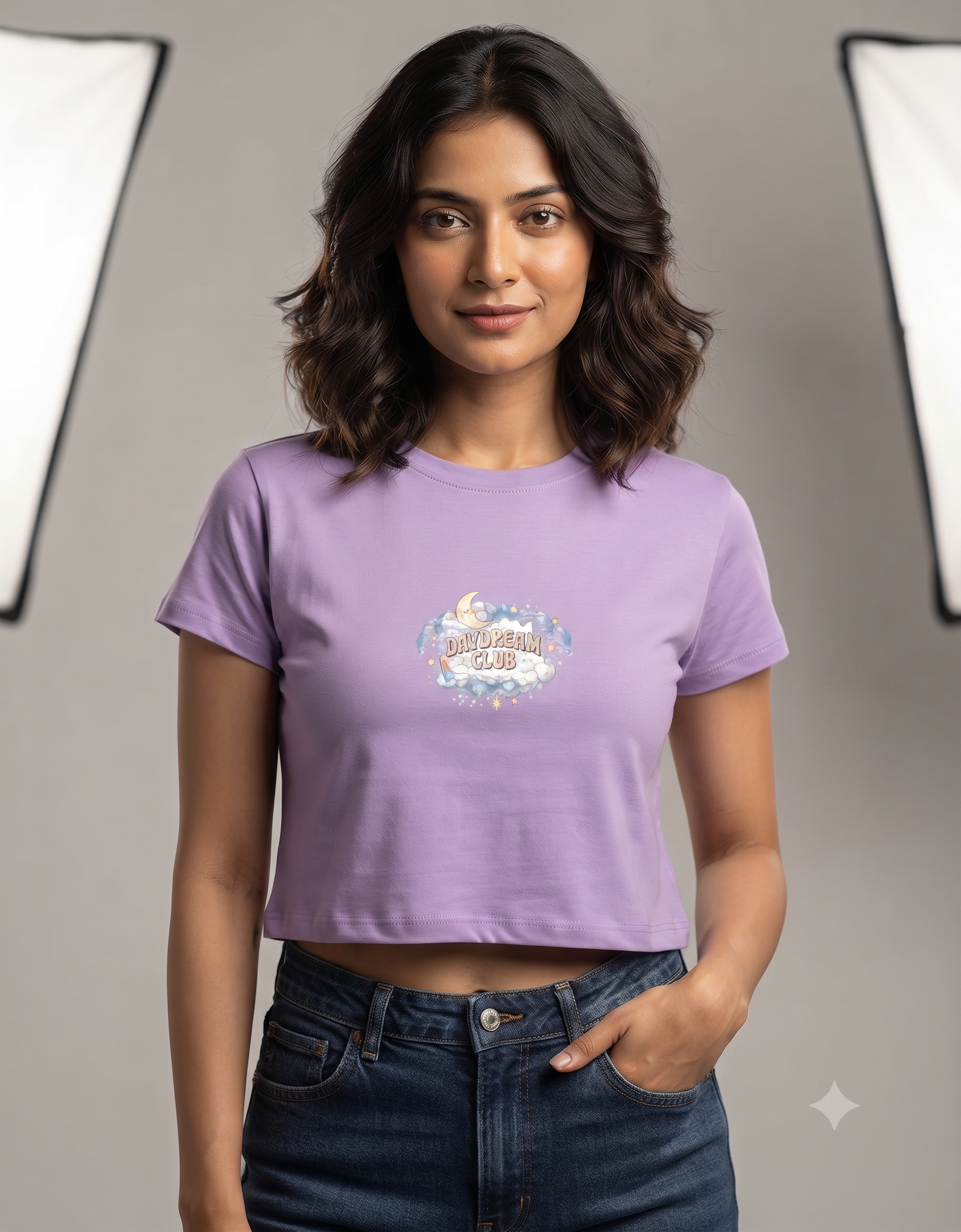 Daydream Club Crop Top – Women's Graphic Tee