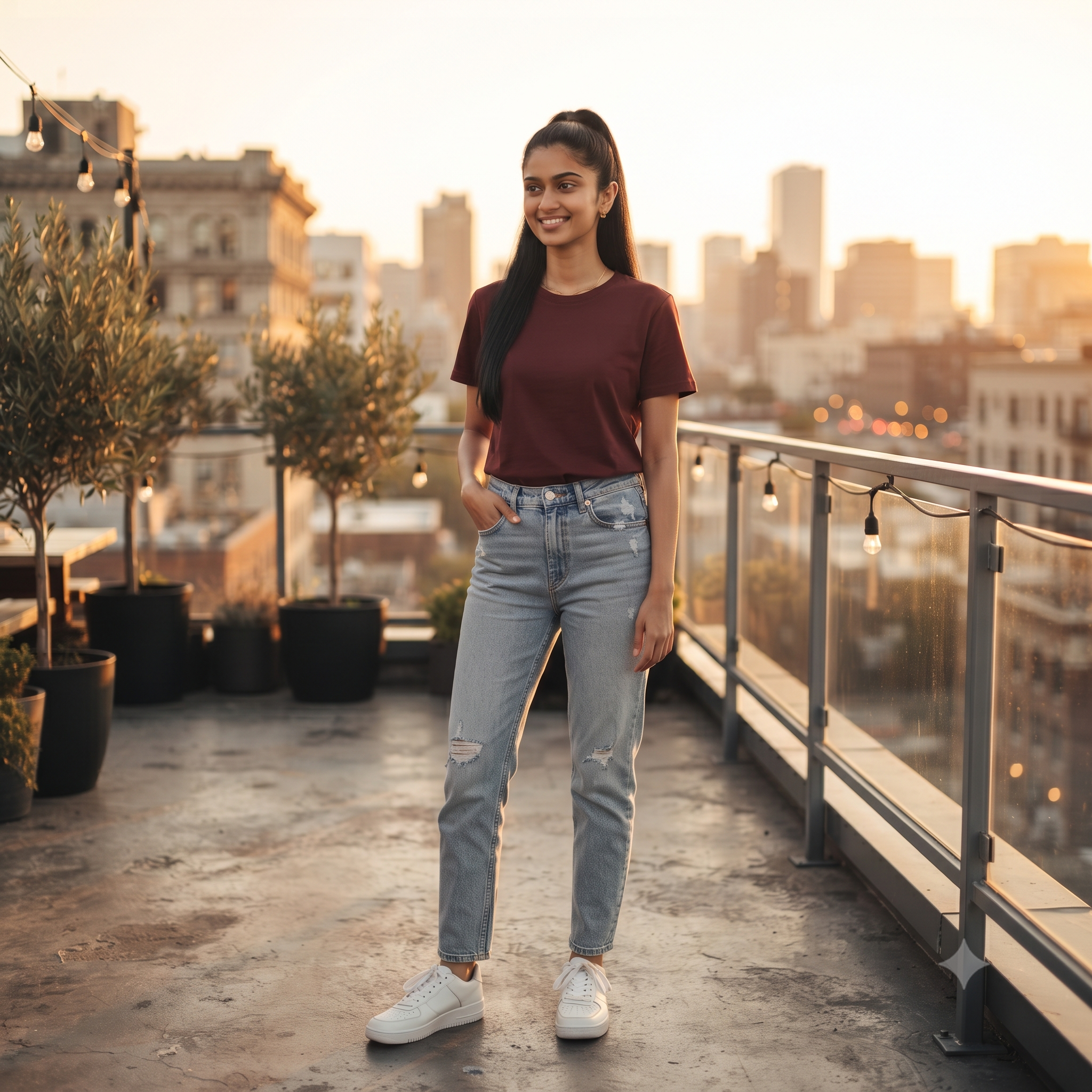 Plain	Beige	T-Shirt