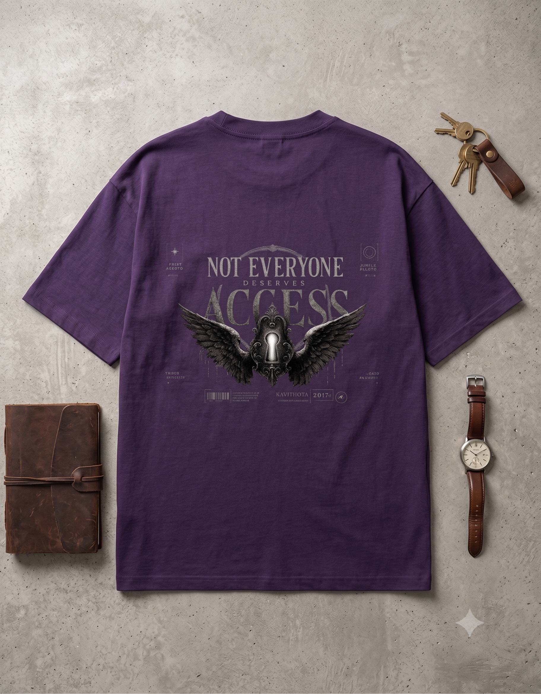 Not Everyone Deserves Access Oversized T-Shirt – Men's Graphic Tee